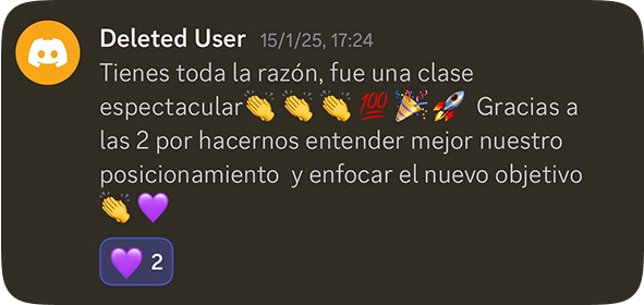 Testimonio consultoras